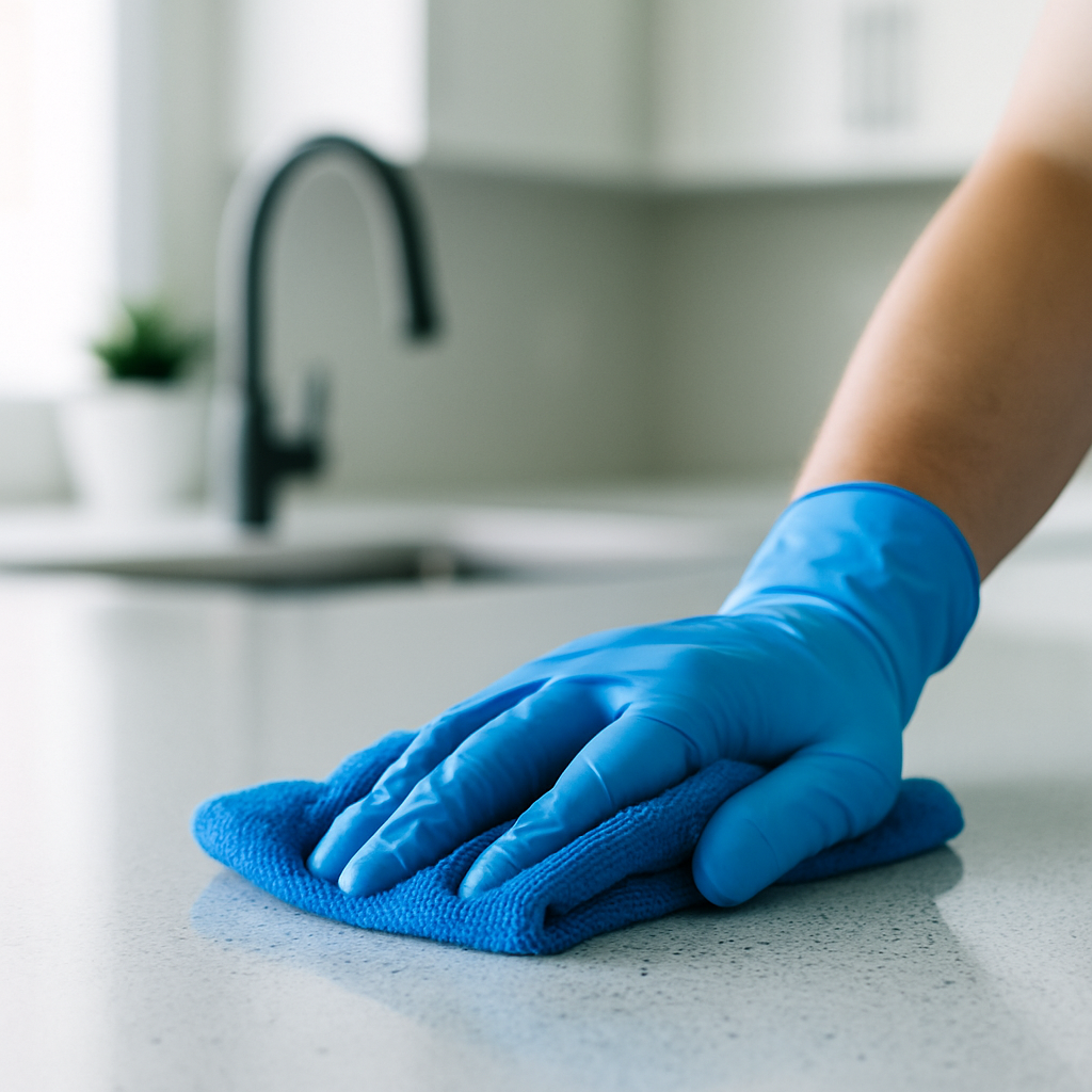 Cleaning service campaign imagery
